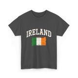 Ireland Irish Flag St. Patrick's Day T-Shirt - Dark Heather