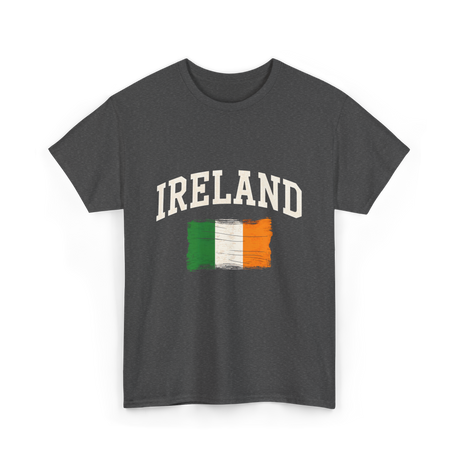 Ireland Irish Flag St. Patrick's Day T-Shirt - Dark Heather