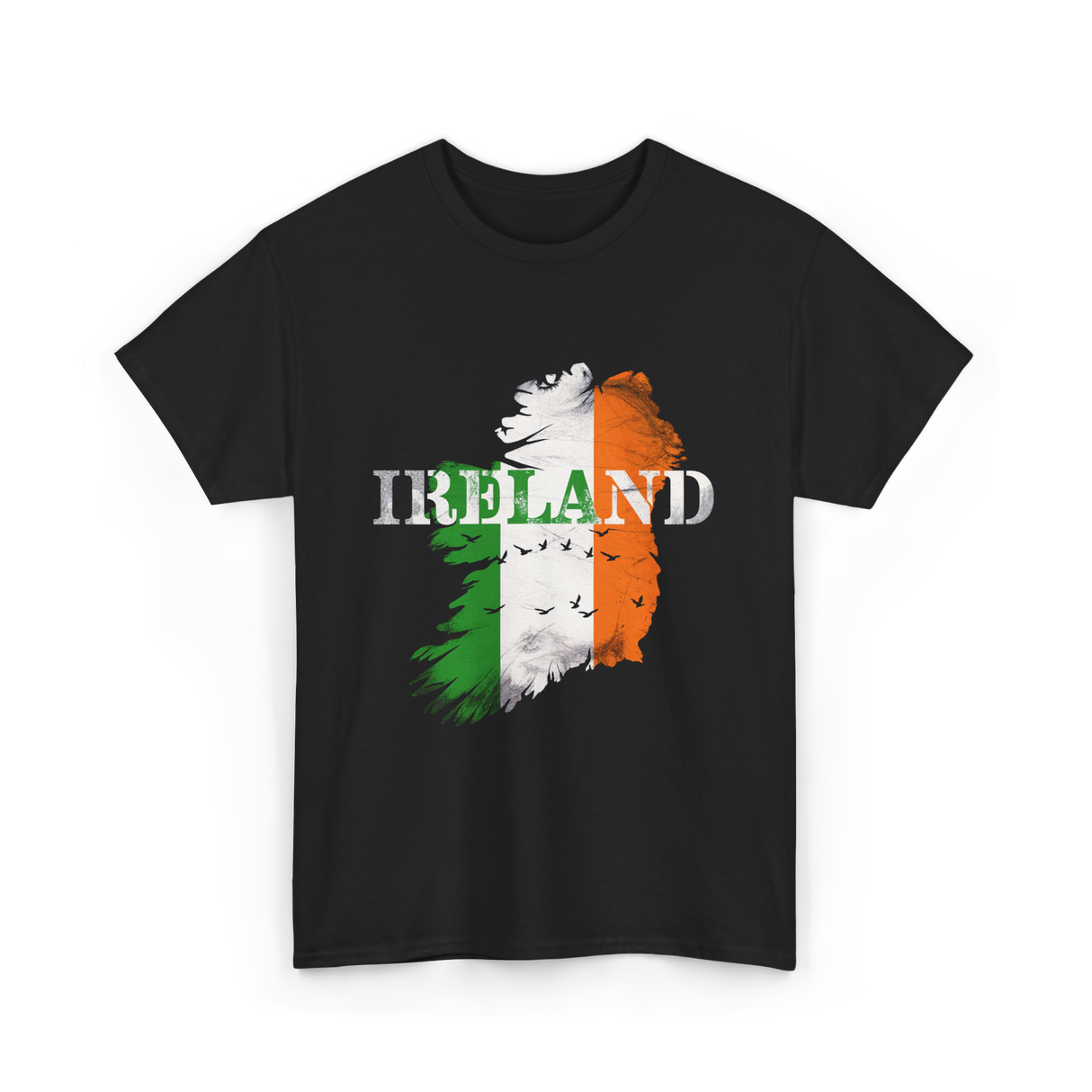 Ireland Map Ireland T-Shirt - Black