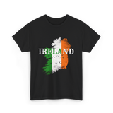 Ireland Map Ireland T-Shirt - Black