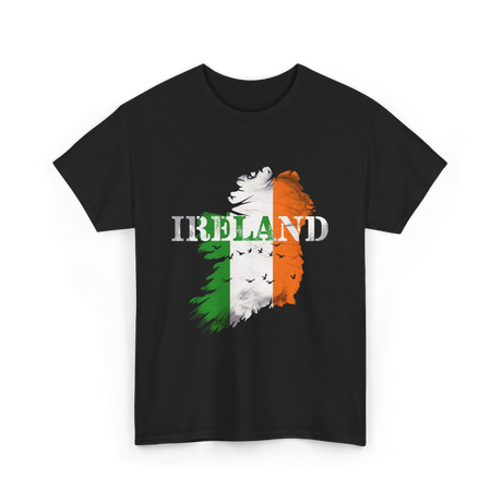 Ireland Map Ireland T-Shirt - Black