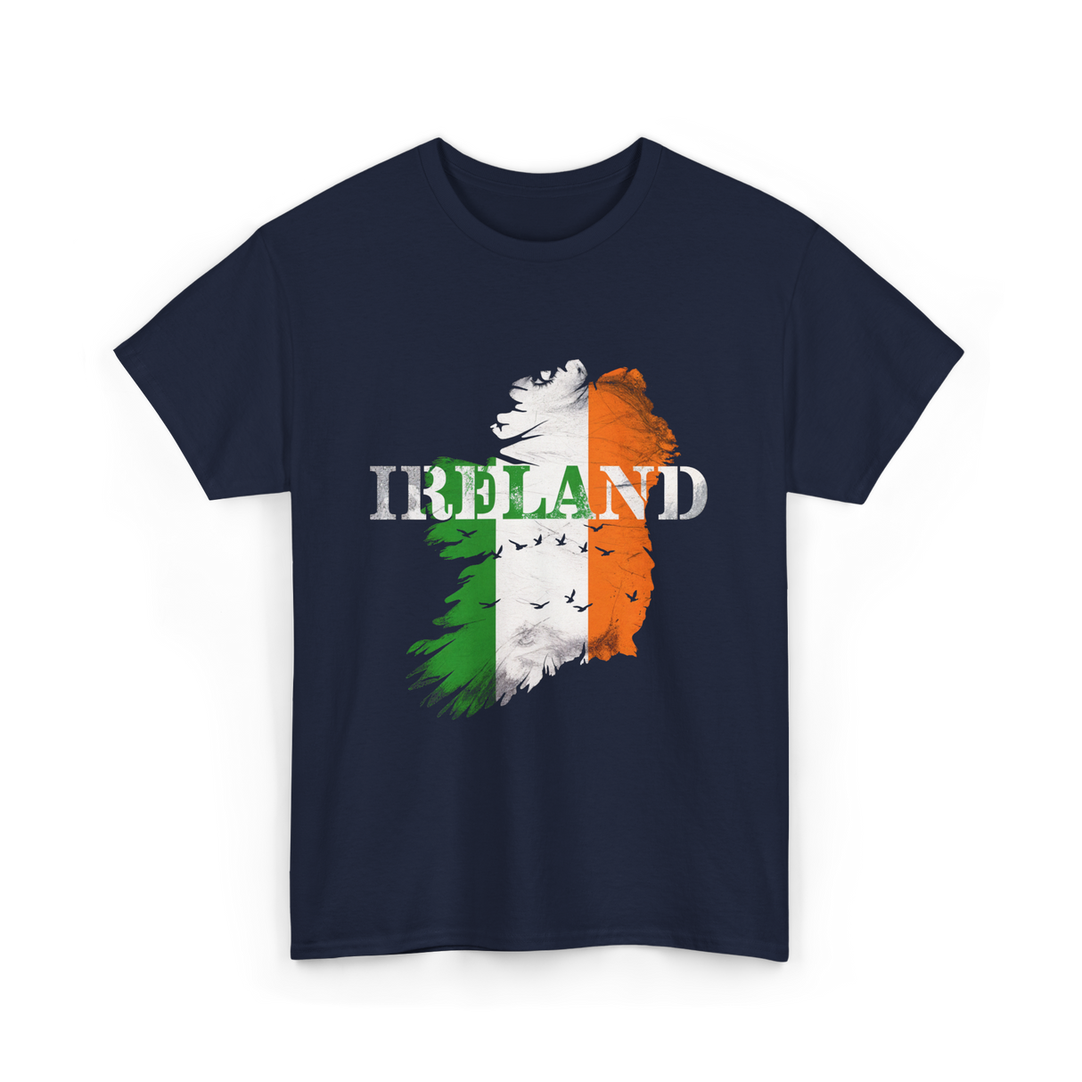 Ireland Map Ireland T-Shirt - Navy