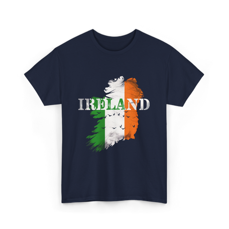 Ireland Map Ireland T-Shirt - Navy