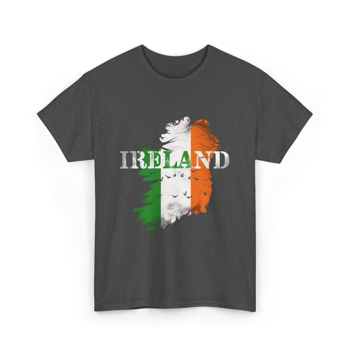 Ireland Map Ireland T-Shirt - Dark Heather