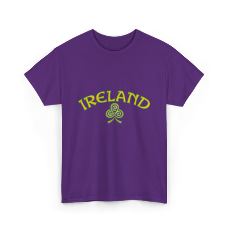 Ireland Triskele Ireland T-Shirt - Purple