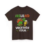 Ireland Vacation Team Irish Fun T-Shirt - Dark Chocolate