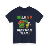 Ireland Vacation Team Irish Fun T-Shirt - Navy