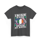 Irish By Blood American Birth Ireland T-Shirt - Dark Heather