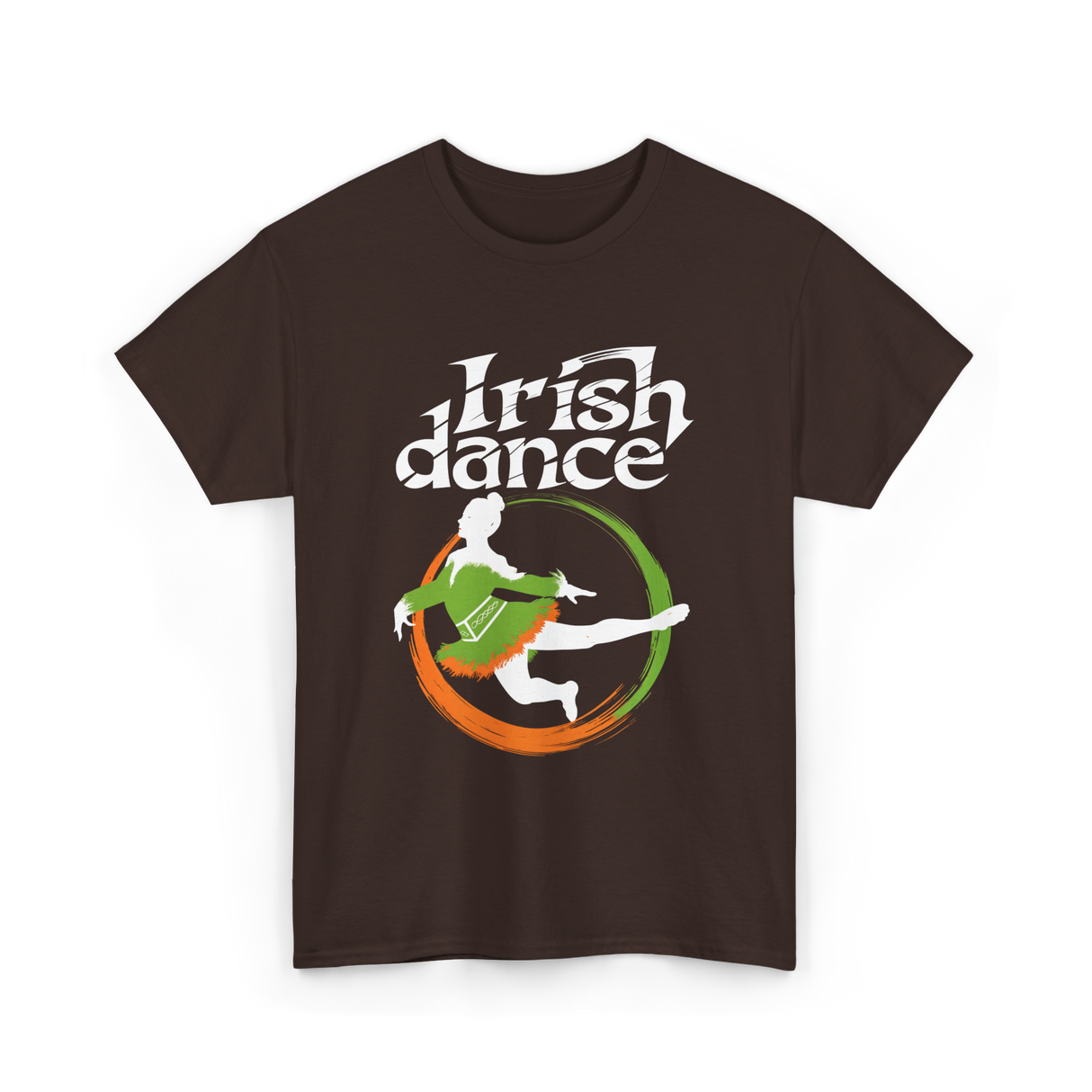 Irish Dance Girl Dance T-Shirt - Dark Chocolate