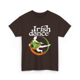 Irish Dance Girl Dance T-Shirt - Dark Chocolate