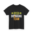 Irish Drinking Team Beer T-Shirt - Black