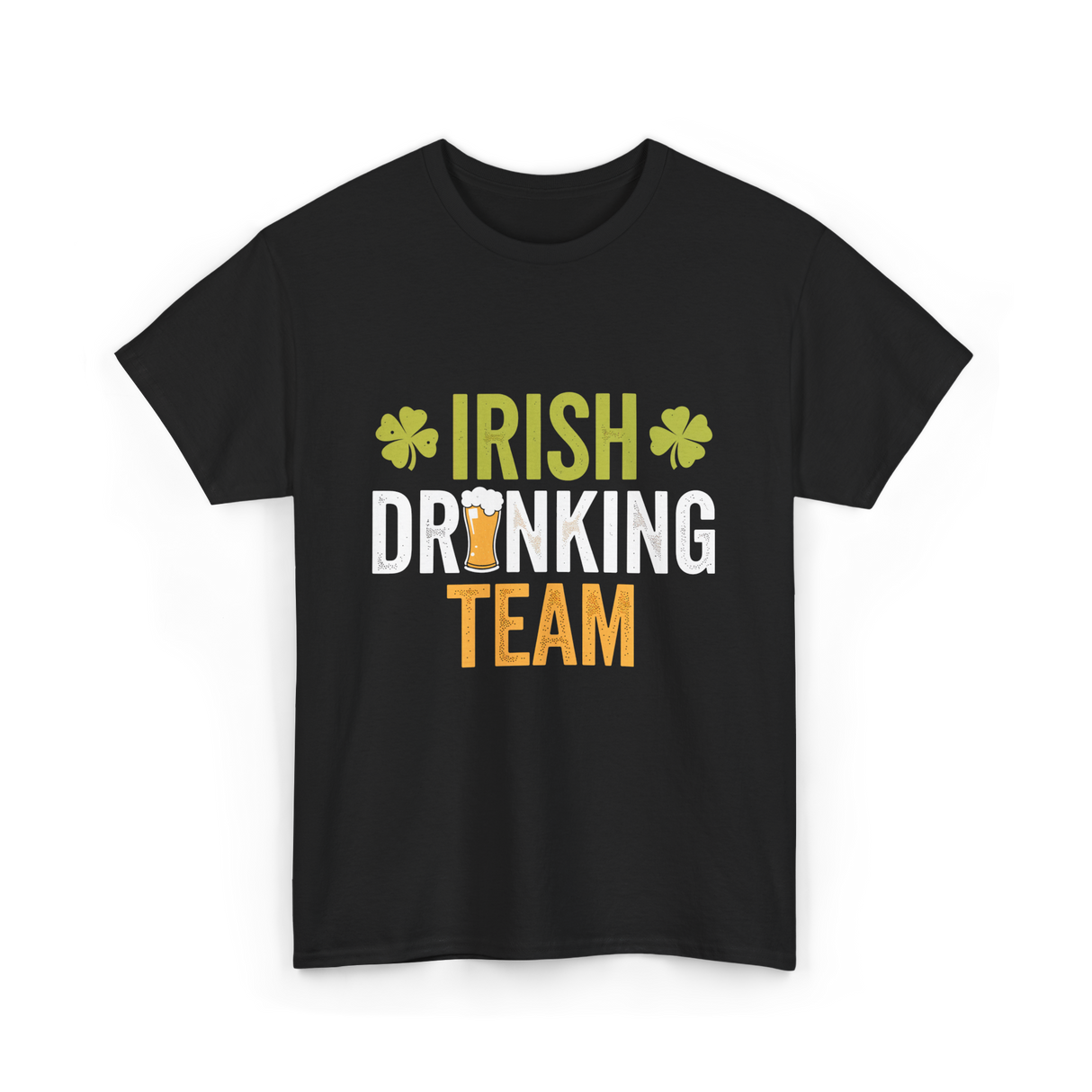 Irish Drinking Team Beer T-Shirt - Black