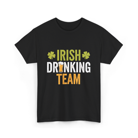 Irish Drinking Team Beer T-Shirt - Black