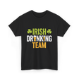 Irish Drinking Team Beer T-Shirt - Black