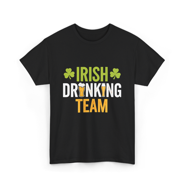 Irish Drinking Team Beer T-Shirt - Black