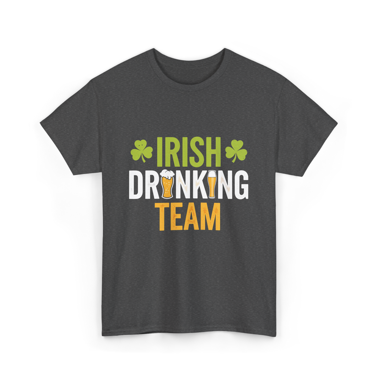 Irish Drinking Team Beer T-Shirt - Dark Heather