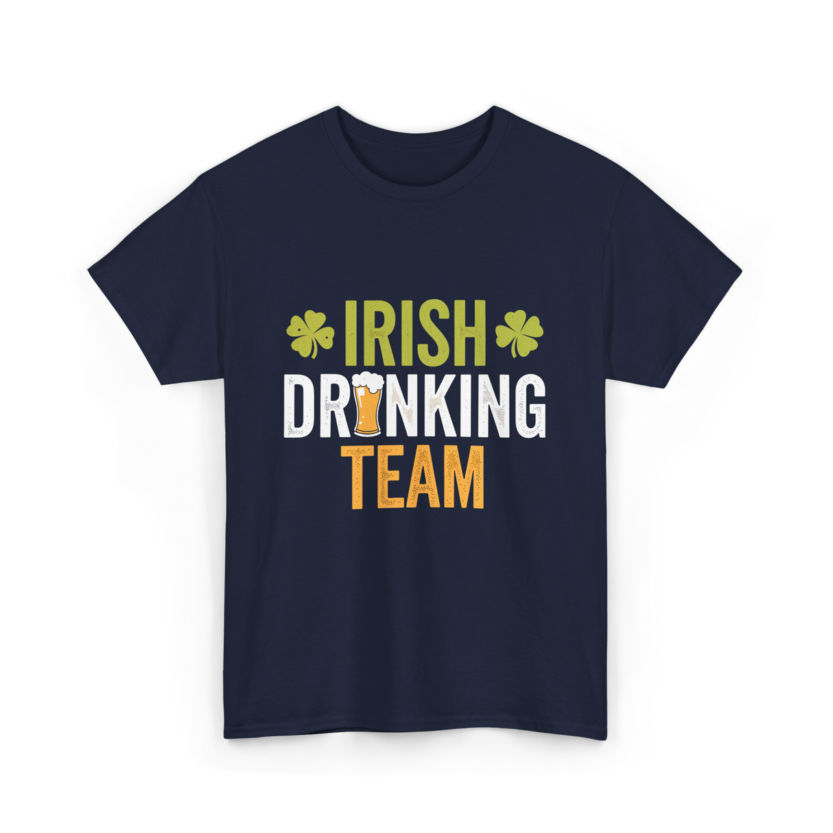 Irish Drinking Team Beer T-Shirt - Navy