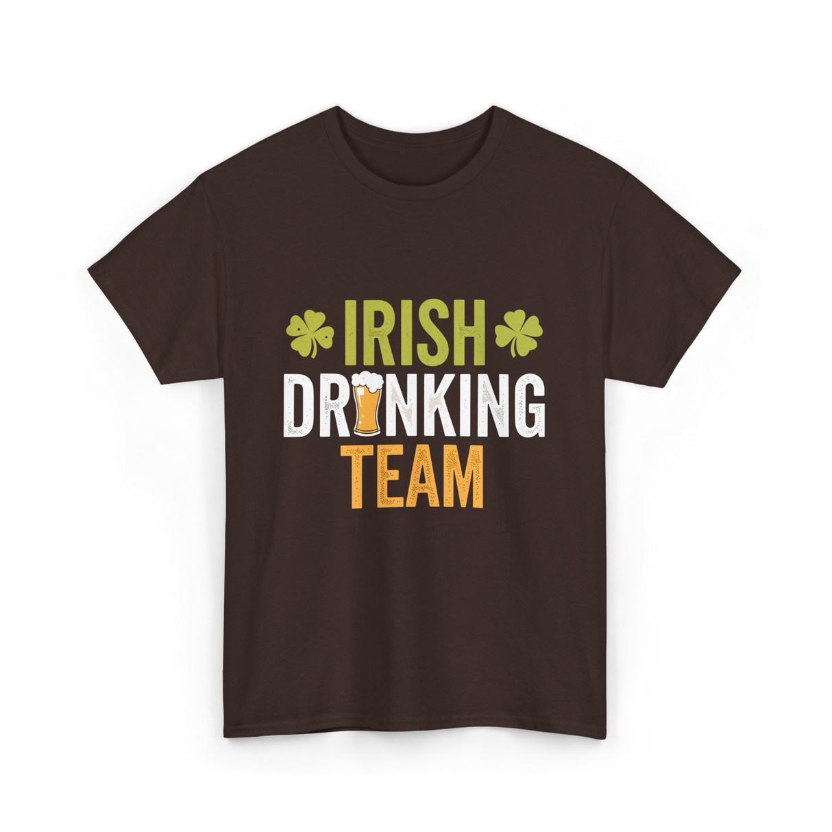 Irish Drinking Team Beer T-Shirt - Dark Chocolate