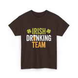 Irish Drinking Team Beer T-Shirt - Dark Chocolate