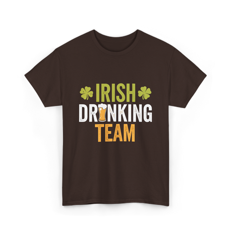 Irish Drinking Team Beer T-Shirt - Dark Chocolate