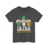 Irish Drinking Team Beer T-Shirt - Dark Heather