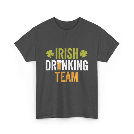 Irish Drinking Team Beer T-Shirt - Dark Heather