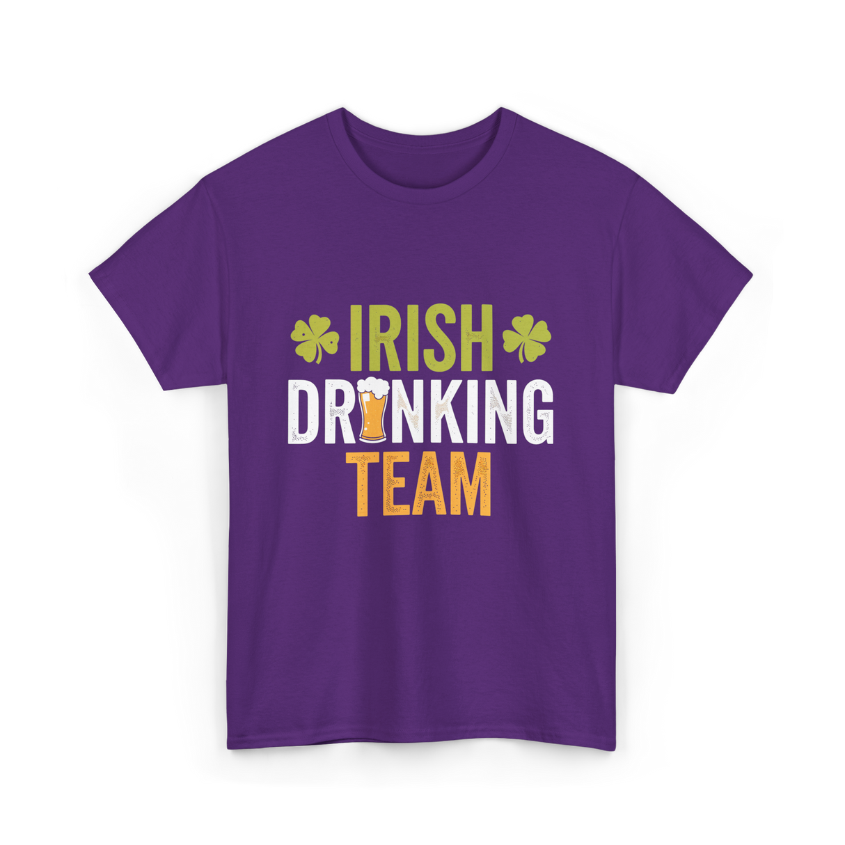 Irish Drinking Team Beer T-Shirt - Purple