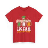 Irish Drinking Team Beer T-Shirt - Red