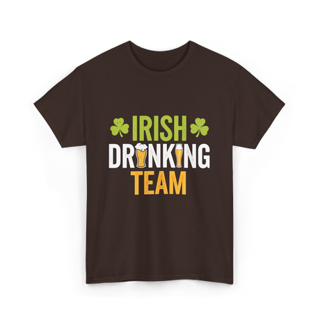 Irish Drinking Team Beer T-Shirt - Dark Chocolate