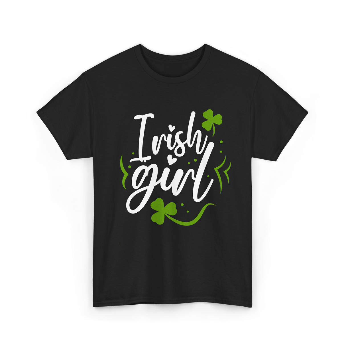 Irish Girl Ireland St Patricks T-Shirt - Black