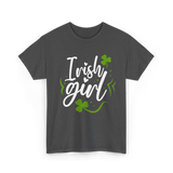 Irish Girl Ireland St Patricks T-Shirt - Dark Heather