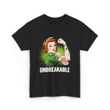 Irish Girl Unbreakable Pride T-Shirt - Black