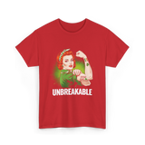 Irish Girl Unbreakable Pride T-Shirt - Red