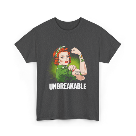 Irish Girl Unbreakable Pride T-Shirt - Dark Heather