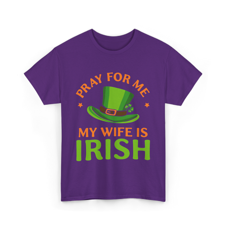 Irish St Patrick's Day T-Shirt - Purple