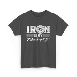 Iron Is My Therapy Gym T-Shirt - Dark Heather