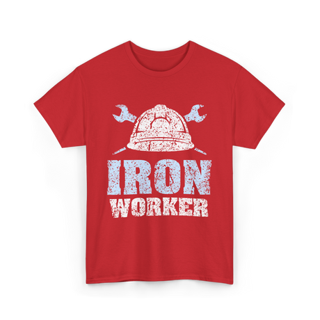 Iron Worker Ironworking Ironworkers T-Shirt - Red