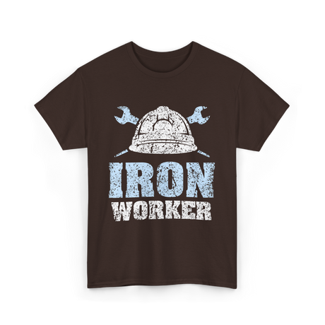 Iron Worker Ironworking Ironworkers T-Shirt - Dark Chocolate