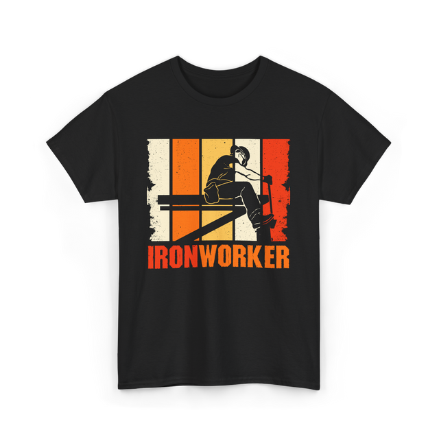 Ironworker Iron Worker Construction T-Shirt - Black