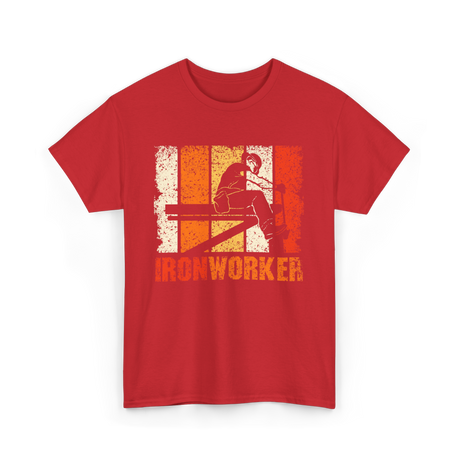 Ironworker Iron Worker Ironwork T-Shirt - Red