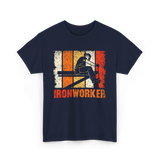 Ironworker Iron Worker Ironwork T-Shirt - Navy