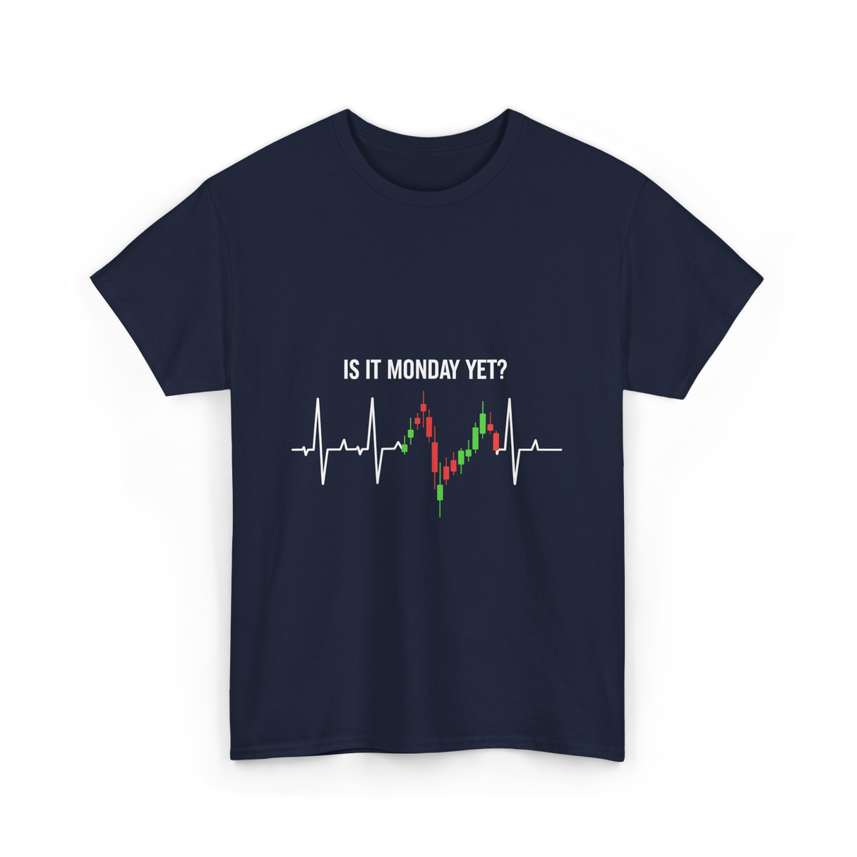 Is It Monday Yet Trading T-Shirt - Navy