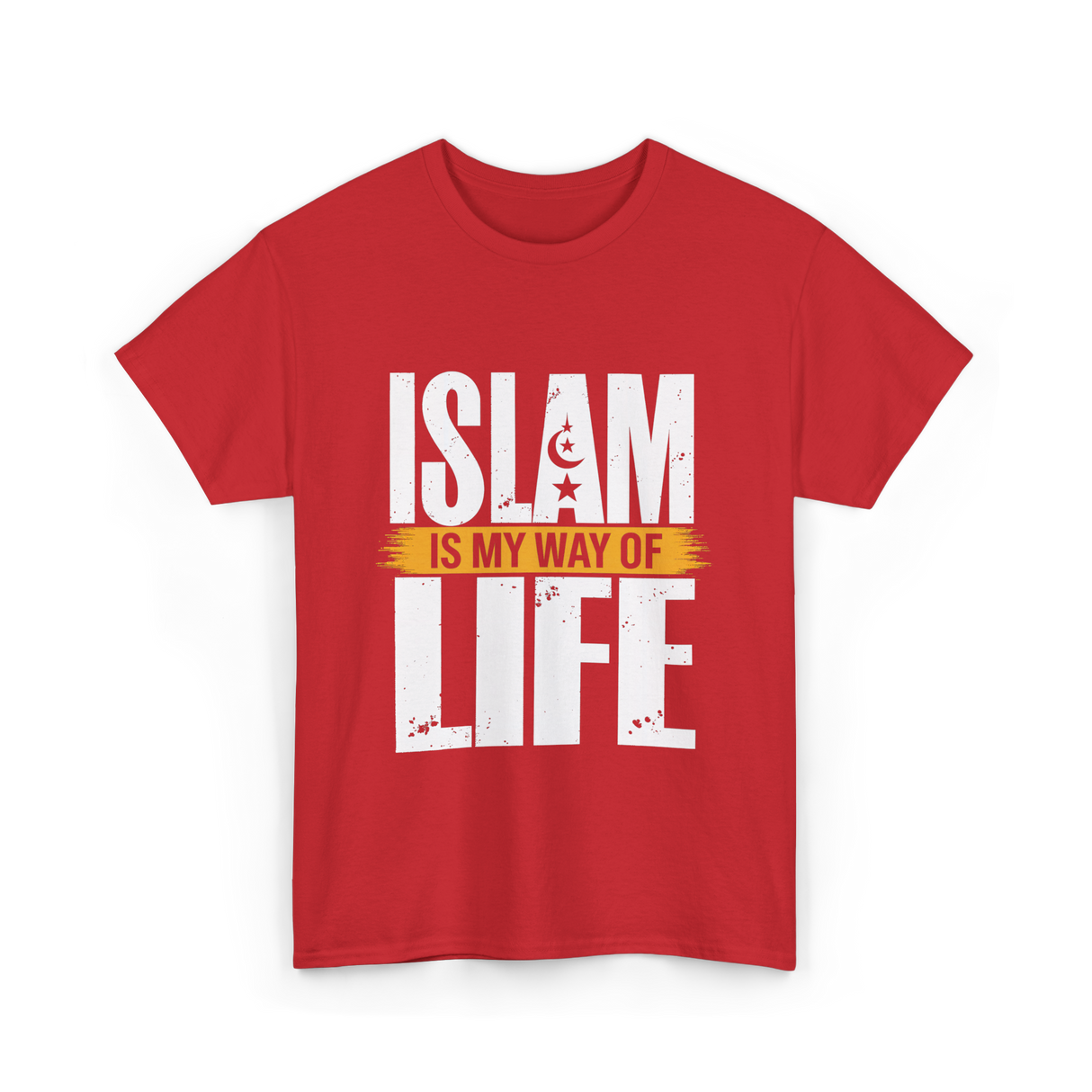 Islam Is My Way Religion T-Shirt - Red