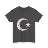 Islamic Symbol Islamic Moon Star T-Shirt - Dark Heather