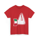 Italian Hand Gesture Italia Culture T-Shirt - Red