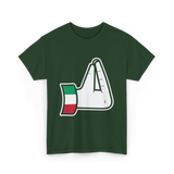 Italian Hand Gesture Italia Culture T-Shirt - Forest Green