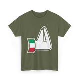 Italian Hand Gesture Italia Culture T-Shirt - Military Green