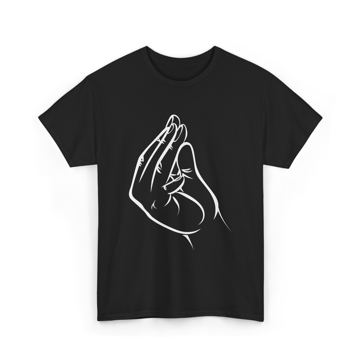 Italian Hand Gesture Meme Gesture T-Shirt - Black