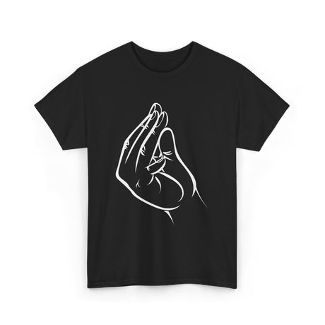 Italian Hand Gesture Meme Gesture T-Shirt - Black