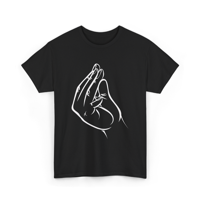 Italian Hand Gesture Meme Gesture T-Shirt - Black